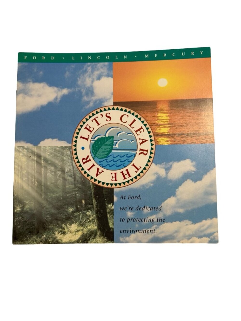 1993 Ford Lincoln Mercury Letβs Clear the Air Environmental CFC Ecostar Brochure